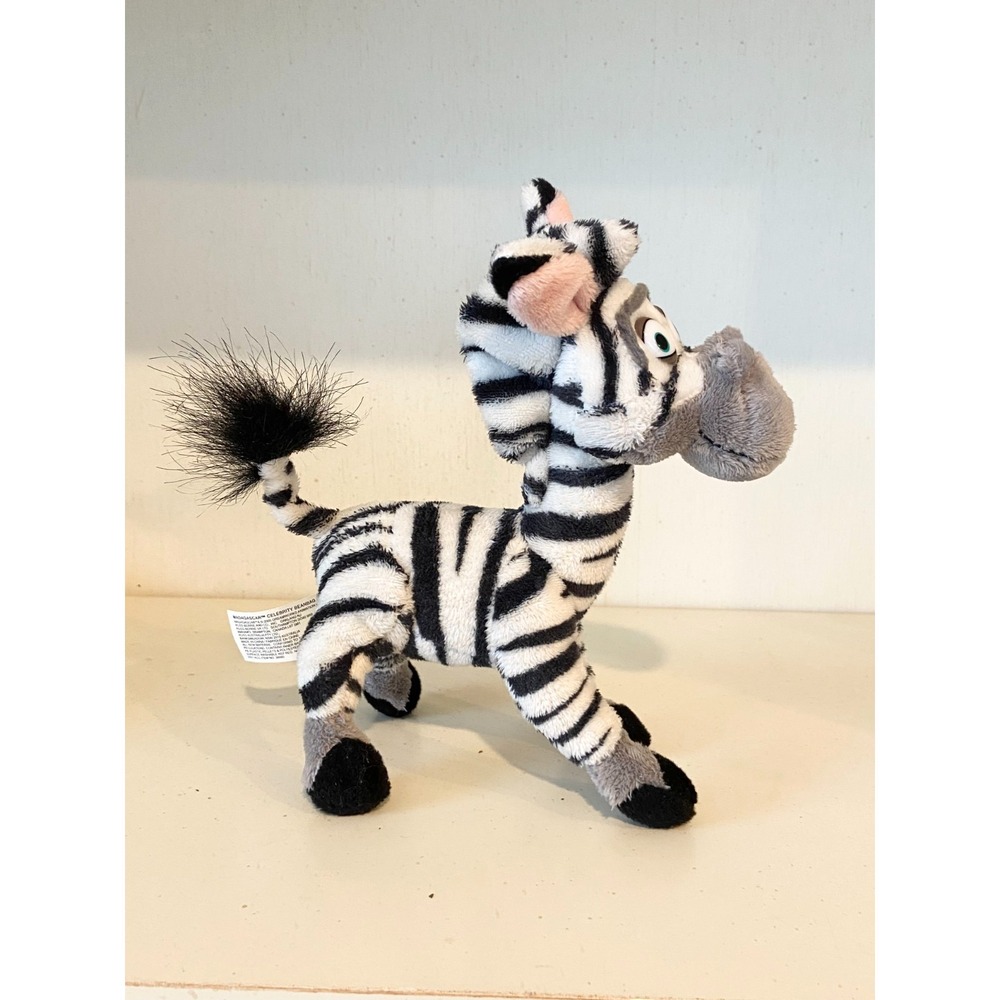 Russ Marty the Zebra Madagascar Movie Plush Stuffed Animal 2005 DreamWorks